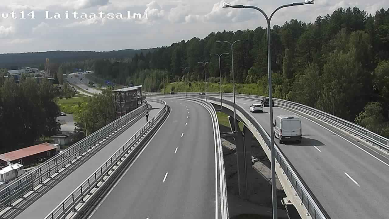 Kelikamerat Kuva Tie 14 Savonlinna, Laitaatsalmi silta, Savonlinna, Etelä-Savo