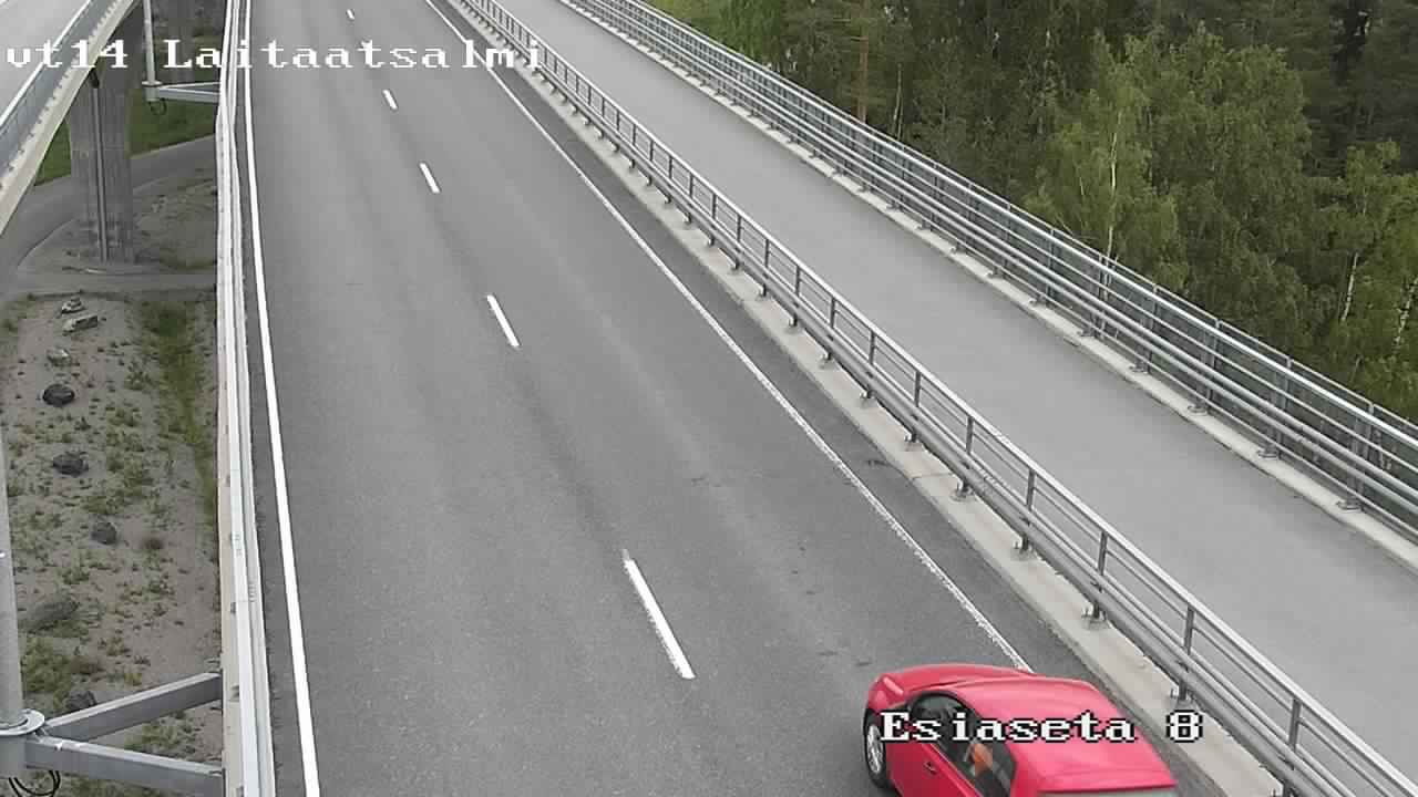 Weather Camera Image Road 14 Savonlinna, Laitaatsalmi, Savonlinna, Etelä-Savo