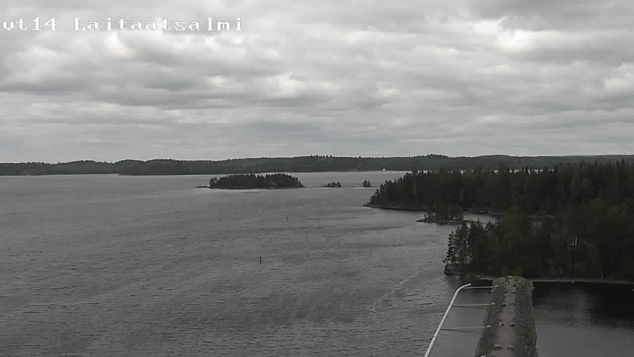 Weather Camera Image Väg 14 Nyslott, Laitaatsalmi, Savonlinna, Etelä-Savo