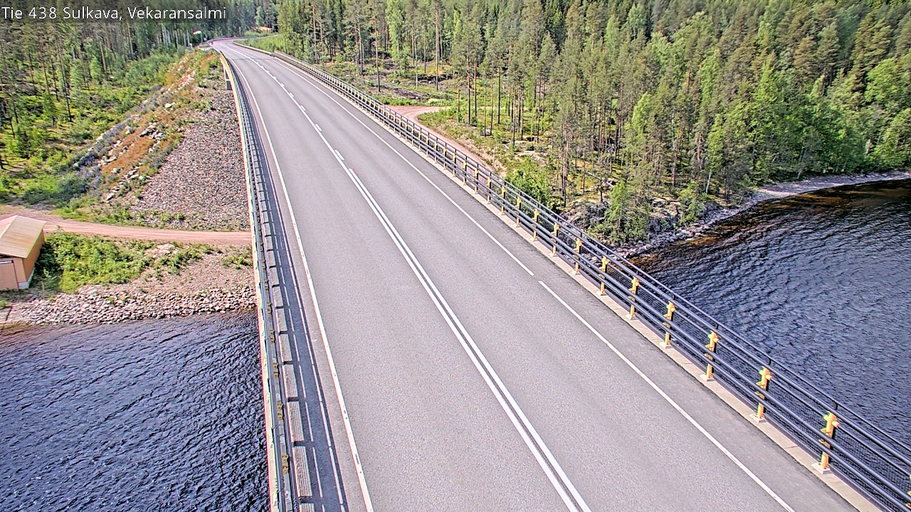 Weather Camera Image Väg 438, Sulkava, Vekaransalmi, Sulkava, Etelä-Savo