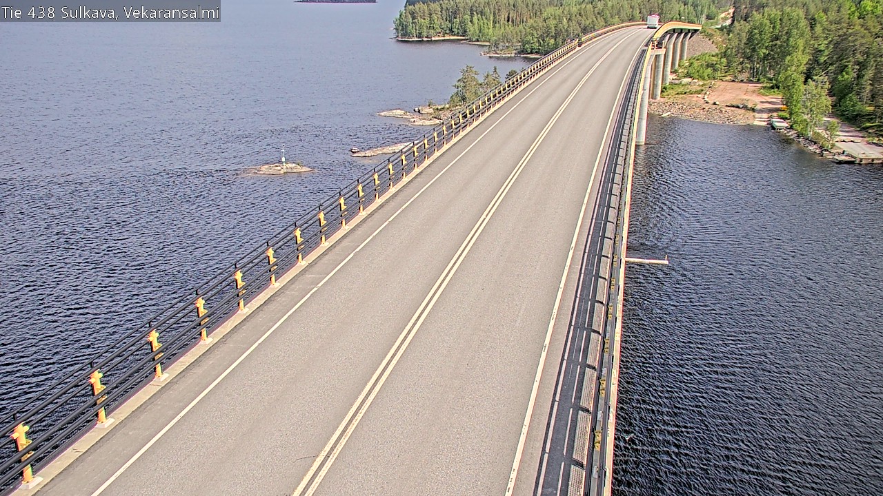 Weather Camera Image Väg 438, Sulkava, Vekaransalmi, Sulkava, Etelä-Savo