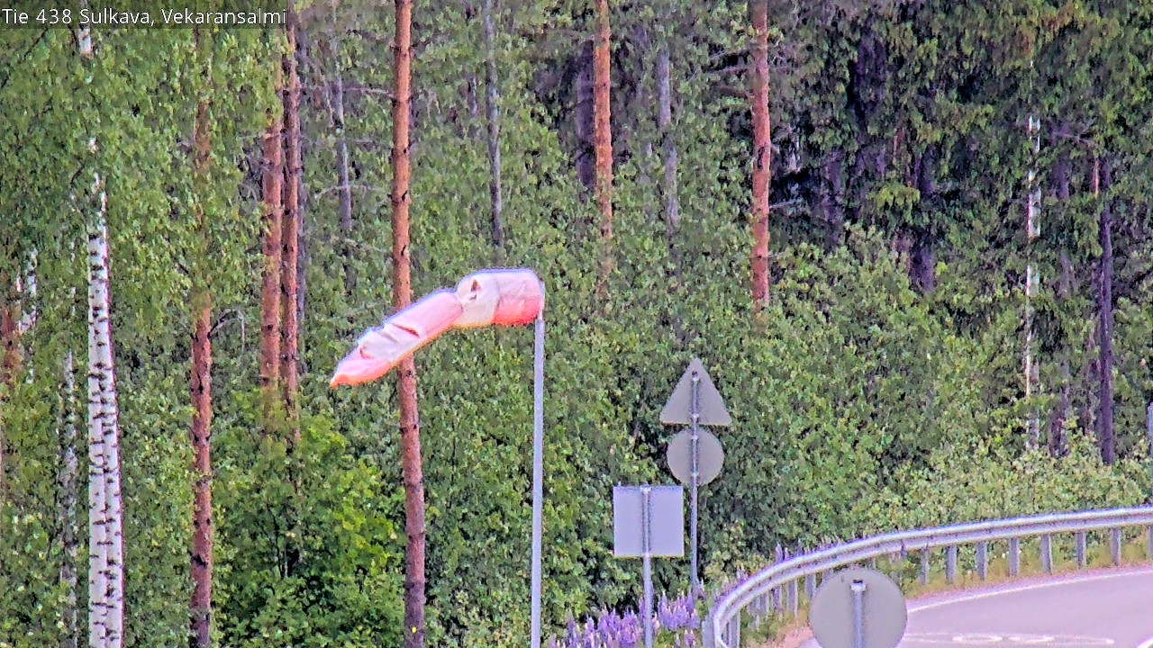 Weather Camera Image Road 438, Sulkava, Vekaransalmi, Sulkava, Etelä-Savo