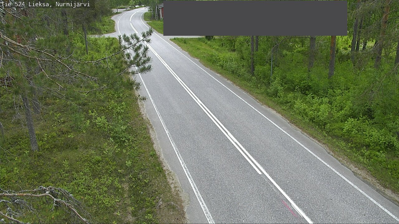 Weather Camera Image Road 524 Lieksa, Nurmijärvi, Lieksa, Pohjois-Karjala