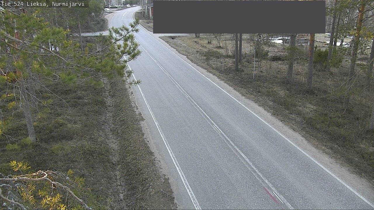 Weather Camera Image Väg 524 Lieksa, Nurmijärvi, Lieksa, Pohjois-Karjala