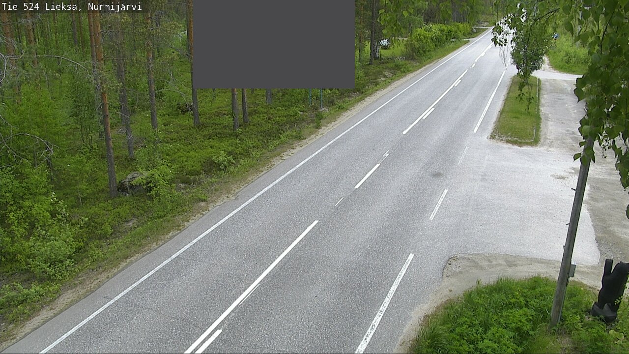 Weather Camera Image Road 524 Lieksa, Nurmijärvi, Lieksa, Pohjois-Karjala