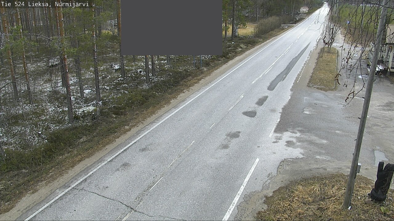 Weather Camera Image Väg 524 Lieksa, Nurmijärvi, Lieksa, Pohjois-Karjala