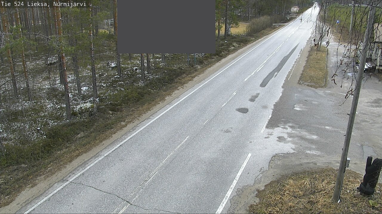 Weather Camera Image Väg 524 Lieksa, Nurmijärvi, Lieksa, Pohjois-Karjala