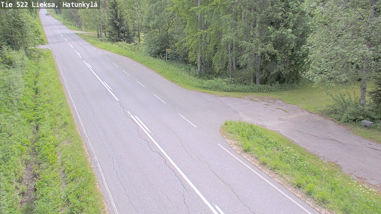 Weather Camera Image Väg 522 Lieksa, Hatunkylä, Lieksa, Pohjois-Karjala