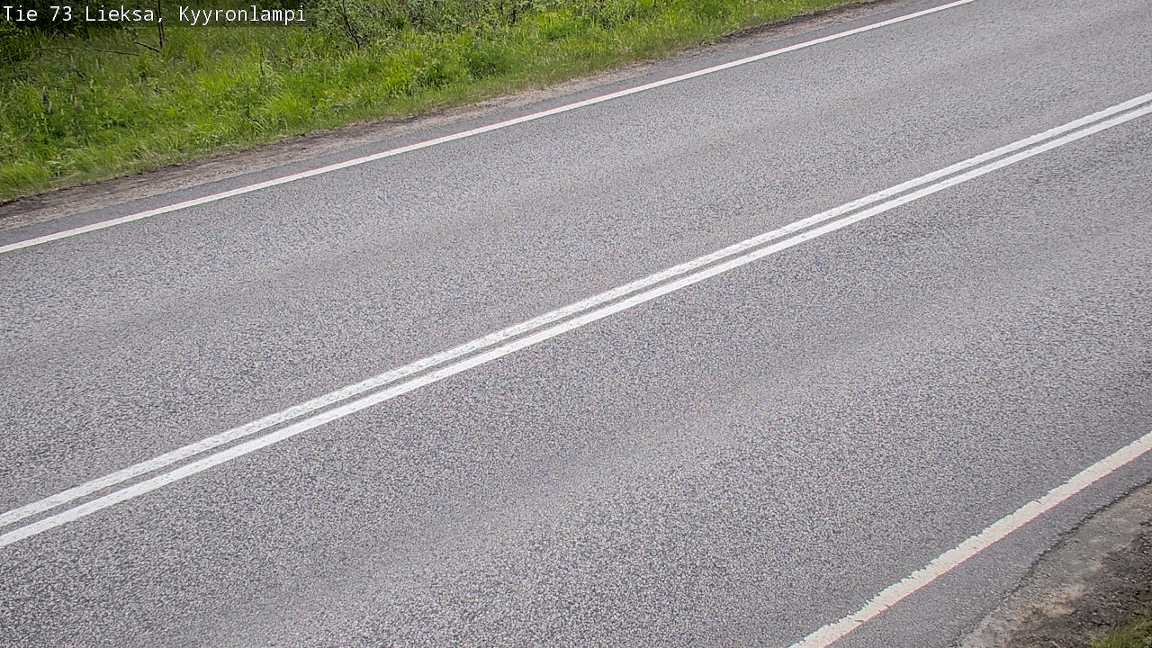 Weather Camera Image Road 73 Lieksa, Kyyrönlampi, Lieksa, Pohjois-Karjala