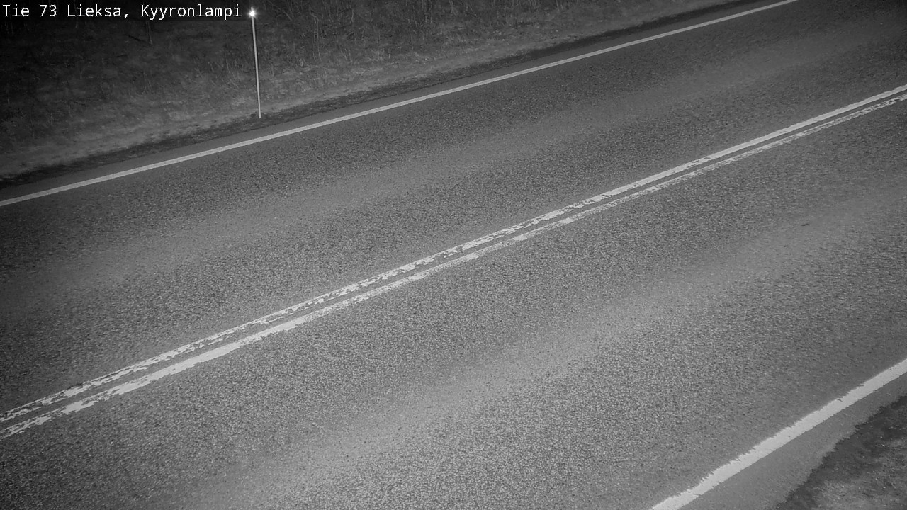 Weather Camera Image Väg 73 Lieksa, Kyyrönlampi, Lieksa, Pohjois-Karjala