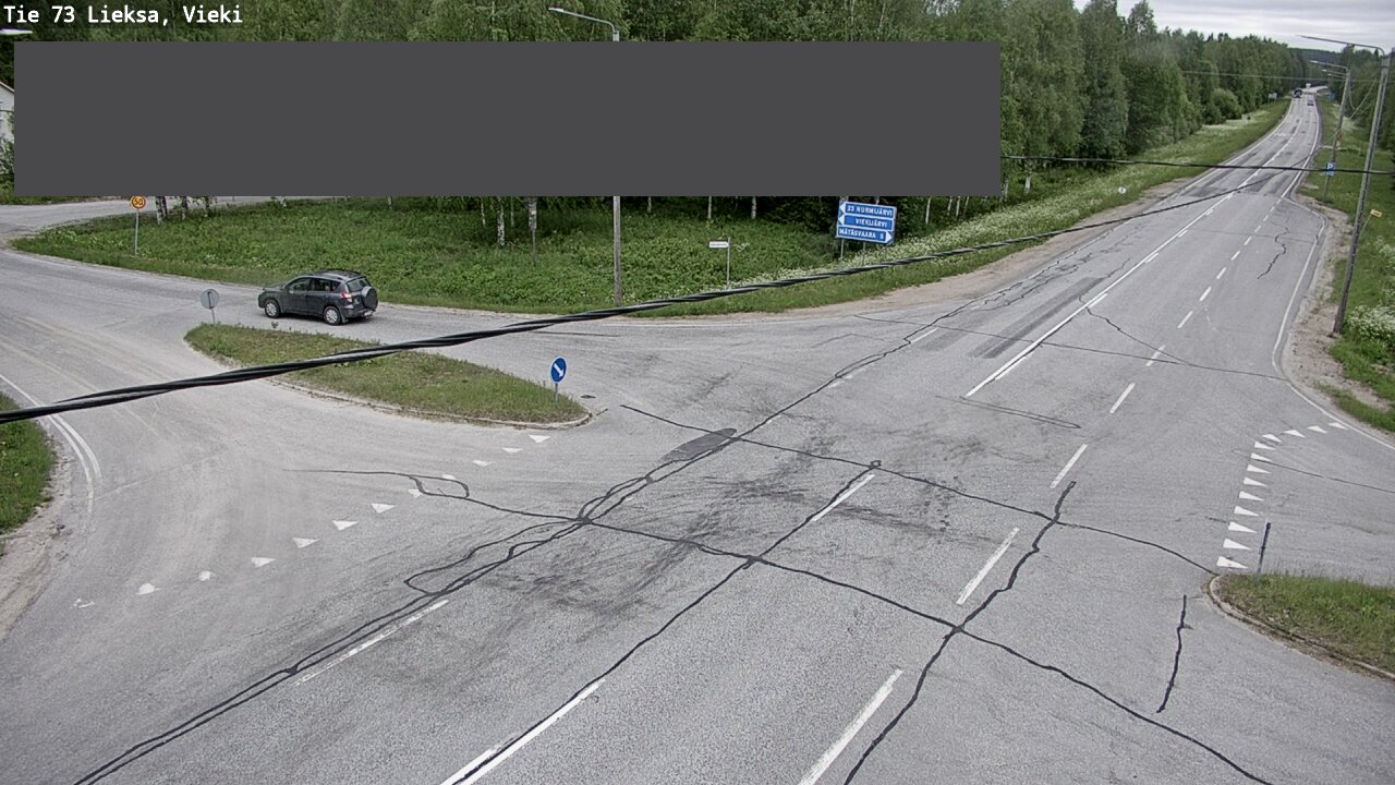Weather Camera Image Väg 73 Lieksa, Vieki, Lieksa, Pohjois-Karjala