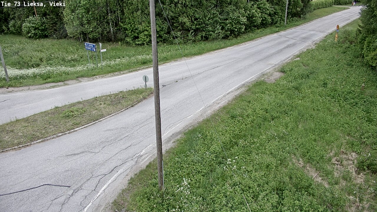 Weather Camera Image Road 73 Lieksa, Vieki, Lieksa, Pohjois-Karjala