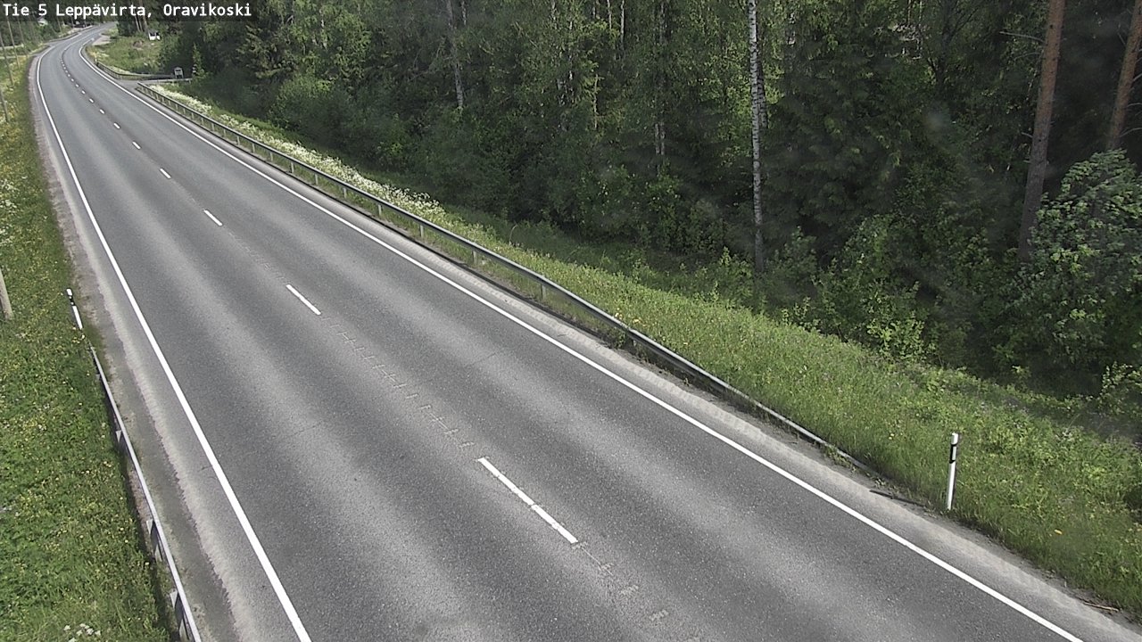 Kelikamerat Kuva Tie 5 Leppävirta, Oravikoski, Leppävirta, Pohjois-Savo