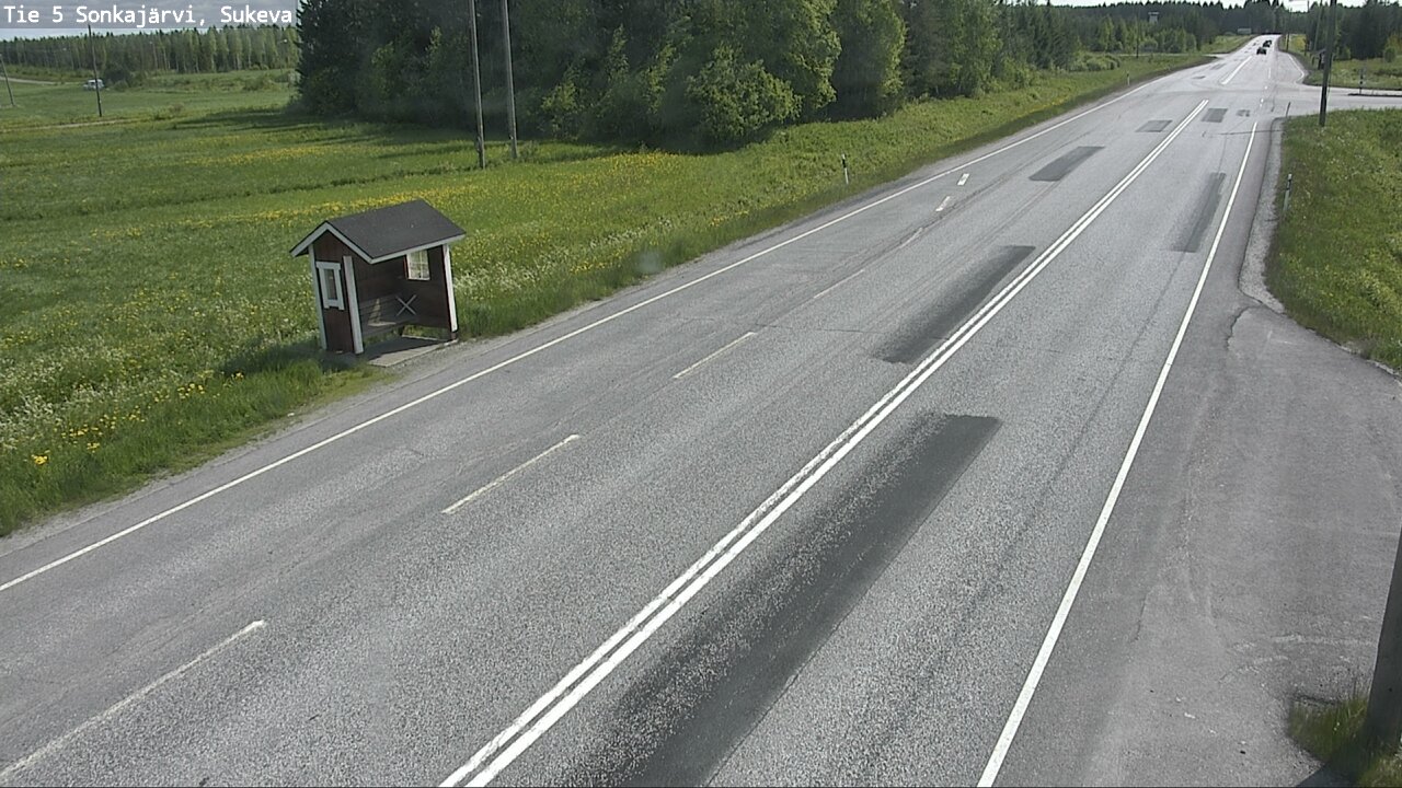 Weather Camera Image Road 5 Sonkajärvi, Sukeva, Sonkajärvi, Pohjois-Savo