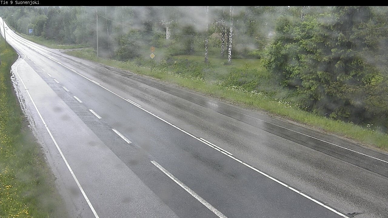 Weather Camera Image Väg 9 Suonenjoki, Purola, Suonenjoki, Pohjois-Savo