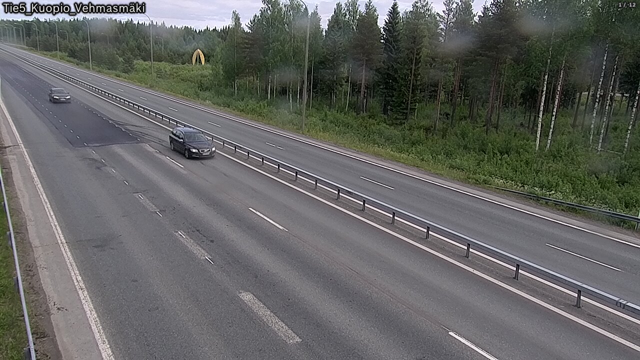 Weather Camera Image Road 5 Kuopio, Vehmasmäki, Kuopio, Pohjois-Savo