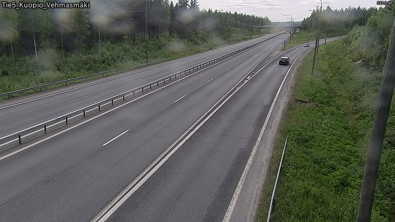 Weather Camera Image Väg 5 Kuopio, Vehmasmäki, Kuopio, Pohjois-Savo