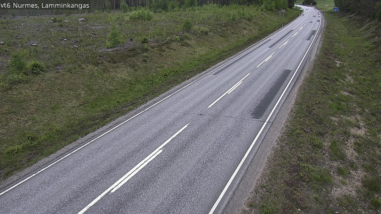 Weather Camera Image Road 6 Nurmes, Lamminkangas, Nurmes, Pohjois-Karjala