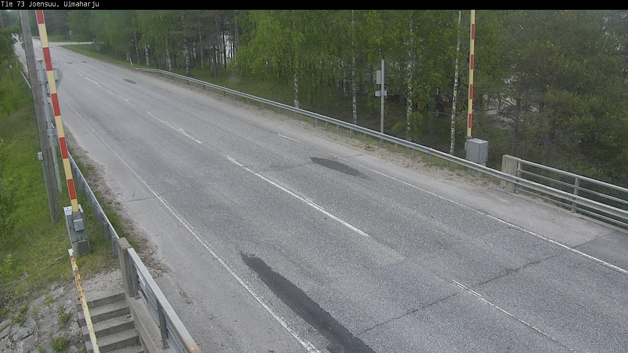 Weather Camera Image Road 73 Eno, Uimaharju, Joensuu, Pohjois-Karjala