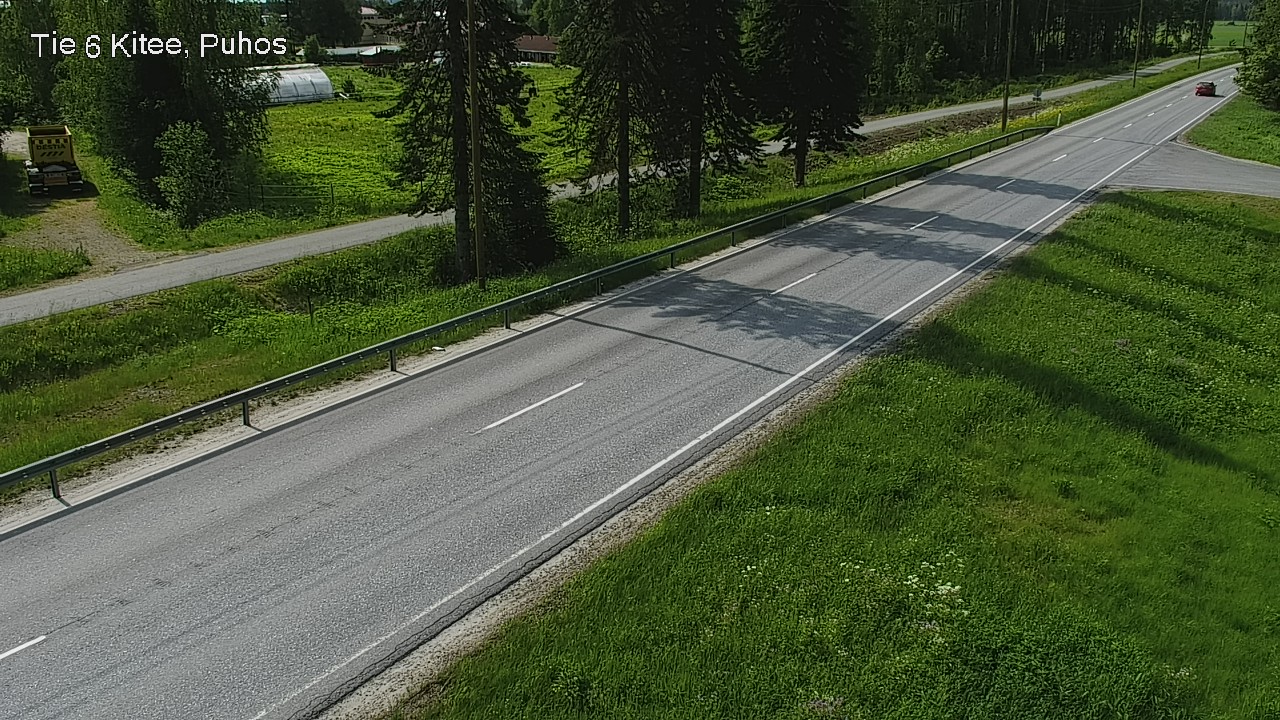 Weather Camera Image Road 6Kitee, Puhos, Kitee, Pohjois-Karjala