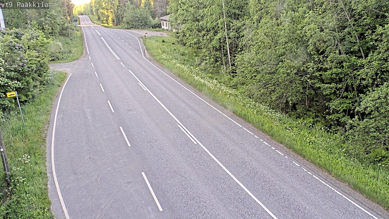 Weather Camera Image Väg 9 Tuusniemi, Paakkila, Tuusniemi, Pohjois-Savo