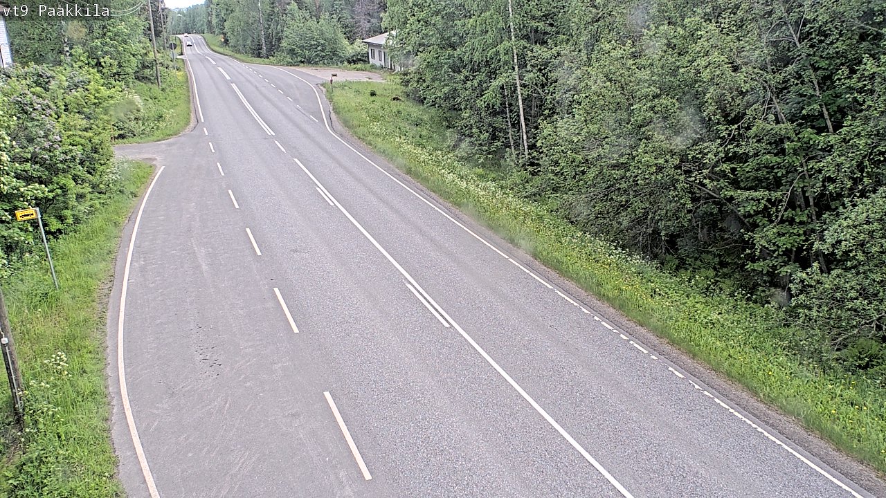 Weather Camera Image Road 9 Tuusniemi, Paakkila, Tuusniemi, Pohjois-Savo