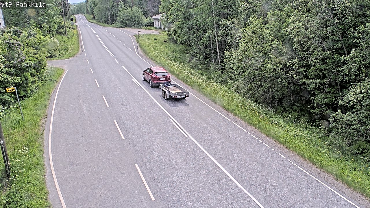 Weather Camera Image Road 9 Tuusniemi, Paakkila, Tuusniemi, Pohjois-Savo