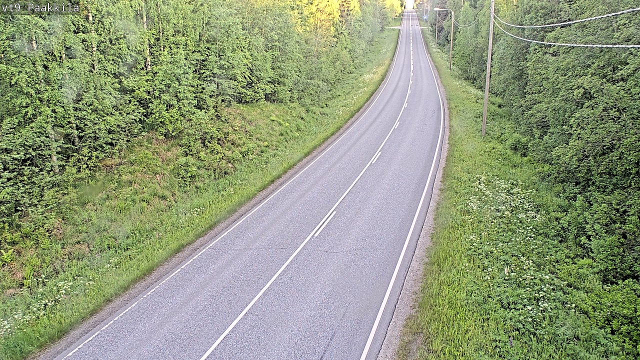 Kelikamerat Kuva Tie 9 Tuusniemi, Paakkila, Tuusniemi, Pohjois-Savo