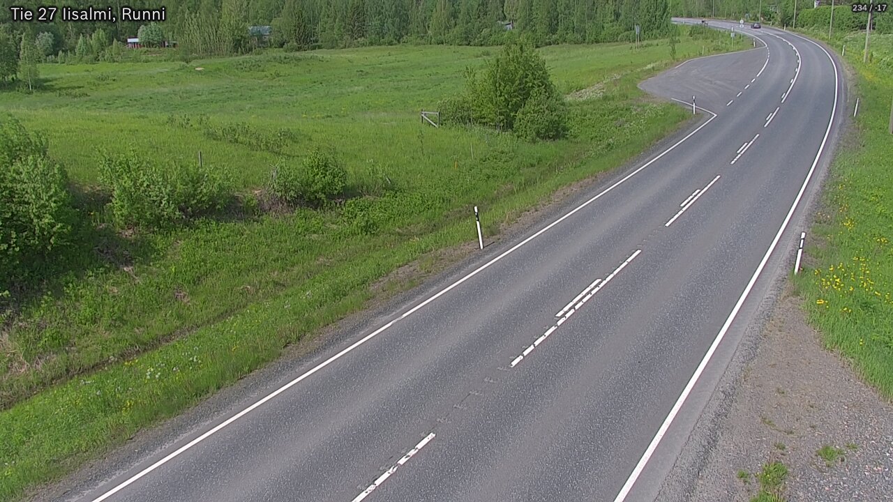 Weather Camera Image Road 27 Iisalmi, Runni, Iisalmi, Pohjois-Savo