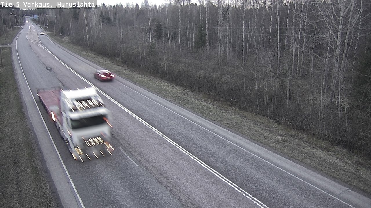 Weather Camera Image Road 5 Varkaus, Huruslahti, Varkaus, Pohjois-Savo
