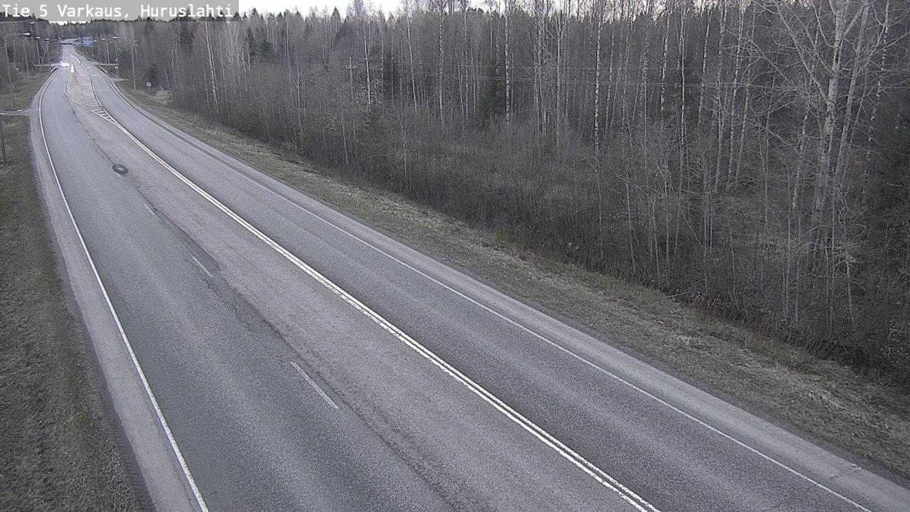Weather Camera Image Road 5 Varkaus, Huruslahti, Varkaus, Pohjois-Savo