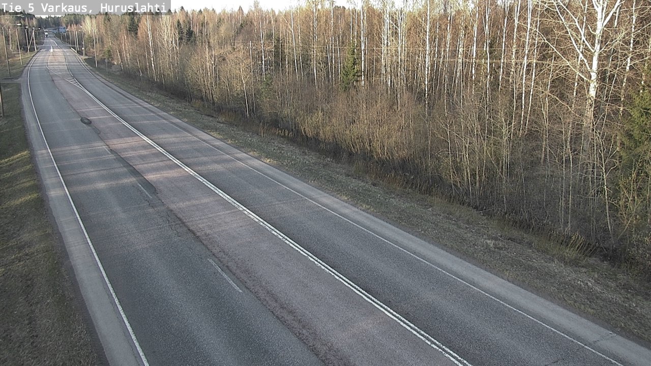 Weather Camera Image Väg 5 Varkaus, Huruslahti, Varkaus, Pohjois-Savo