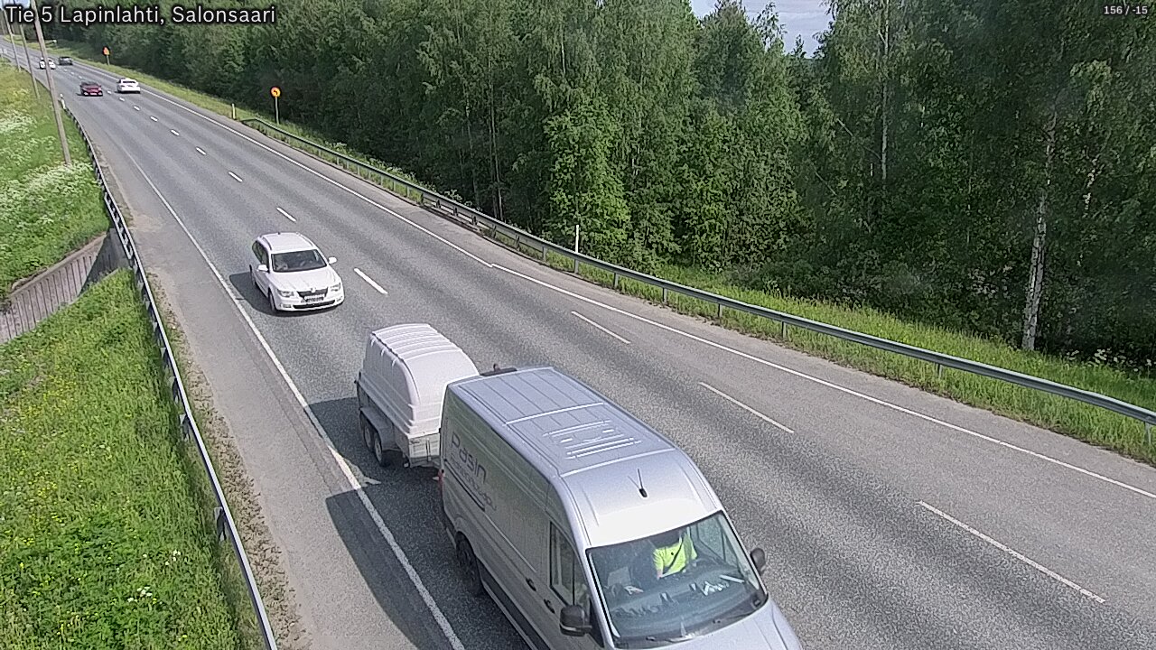 Weather Camera Image Road 5 Lapinlahti, Salonsaari, Lapinlahti, Pohjois-Savo