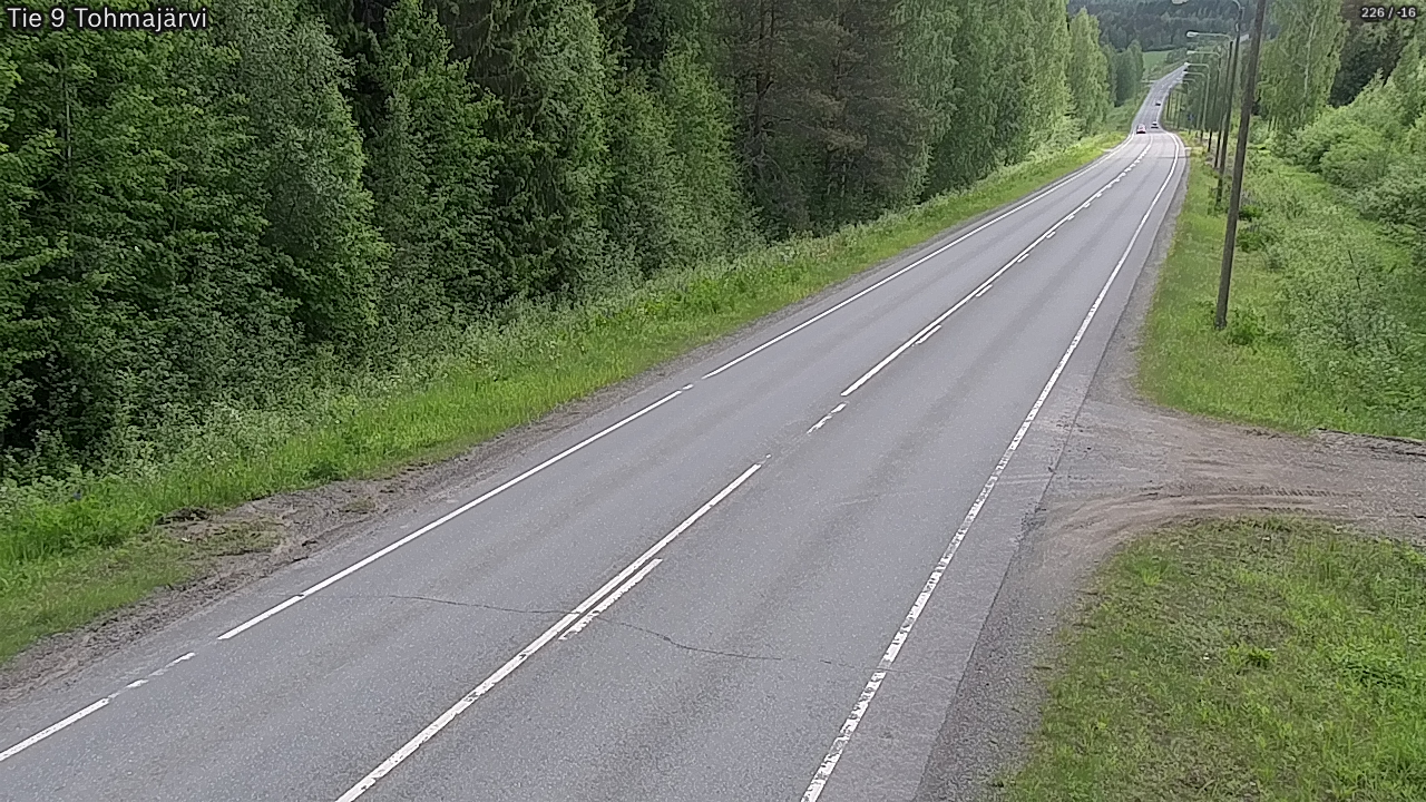Weather Camera Image Road 9 Tohmajärvi, Tohmajärvi, Pohjois-Karjala