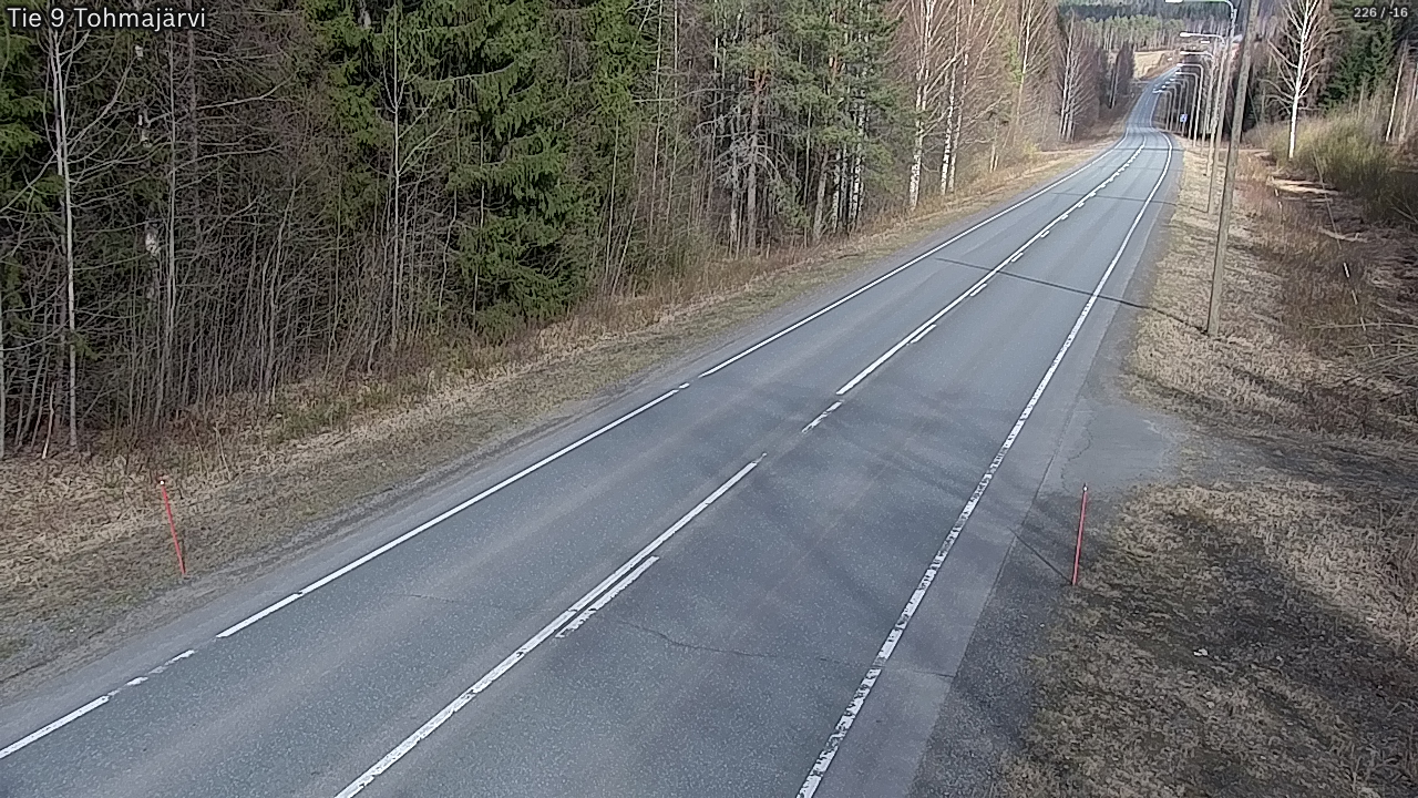 Weather Camera Image Väg 9 Tohmajärvi, Tohmajärvi, Pohjois-Karjala
