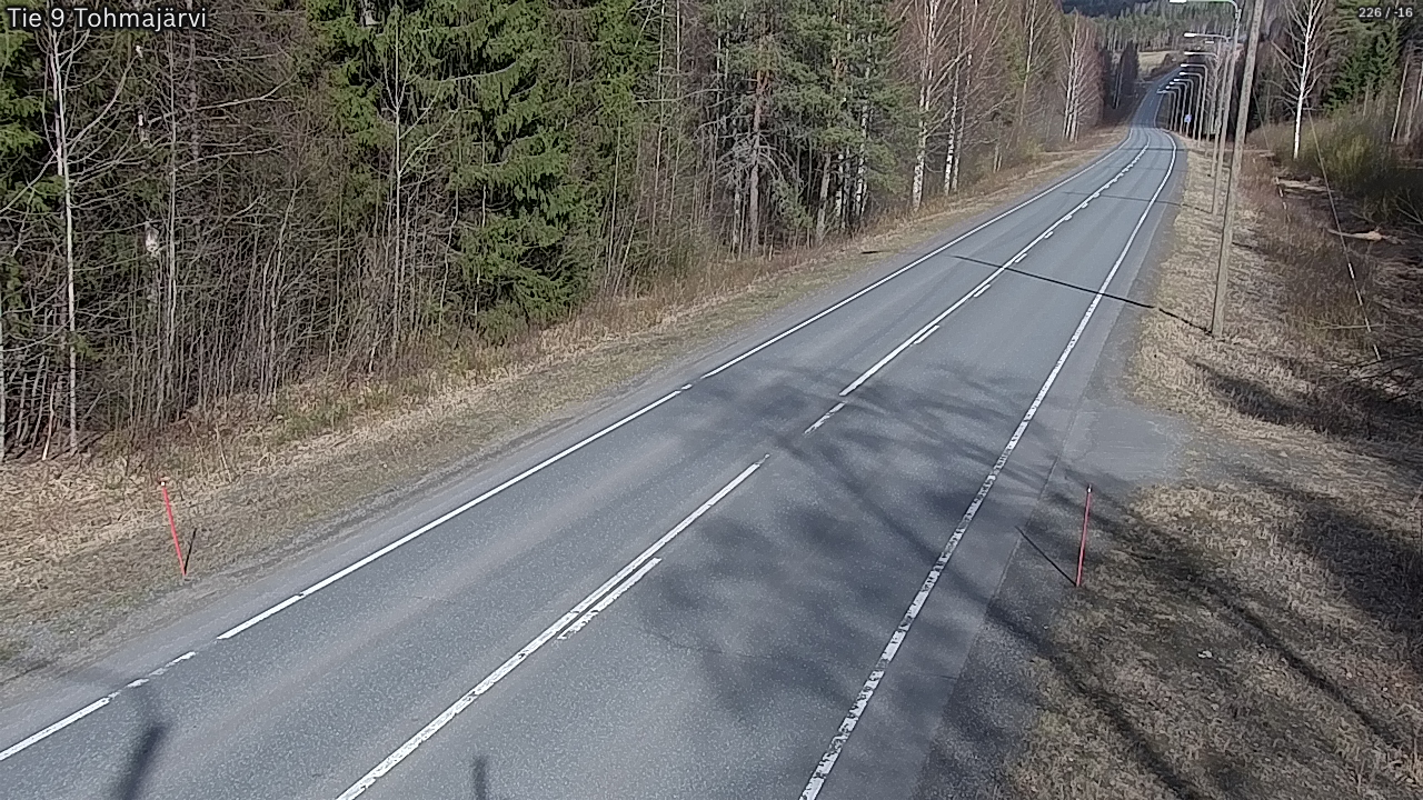 Weather Camera Image Väg 9 Tohmajärvi, Tohmajärvi, Pohjois-Karjala