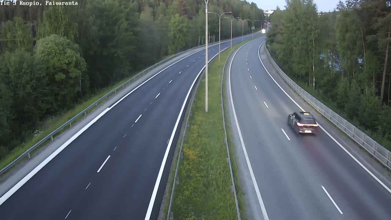 Weather Camera Image Road 5 Kuopio, Päiväranta, Kuopio, Pohjois-Savo