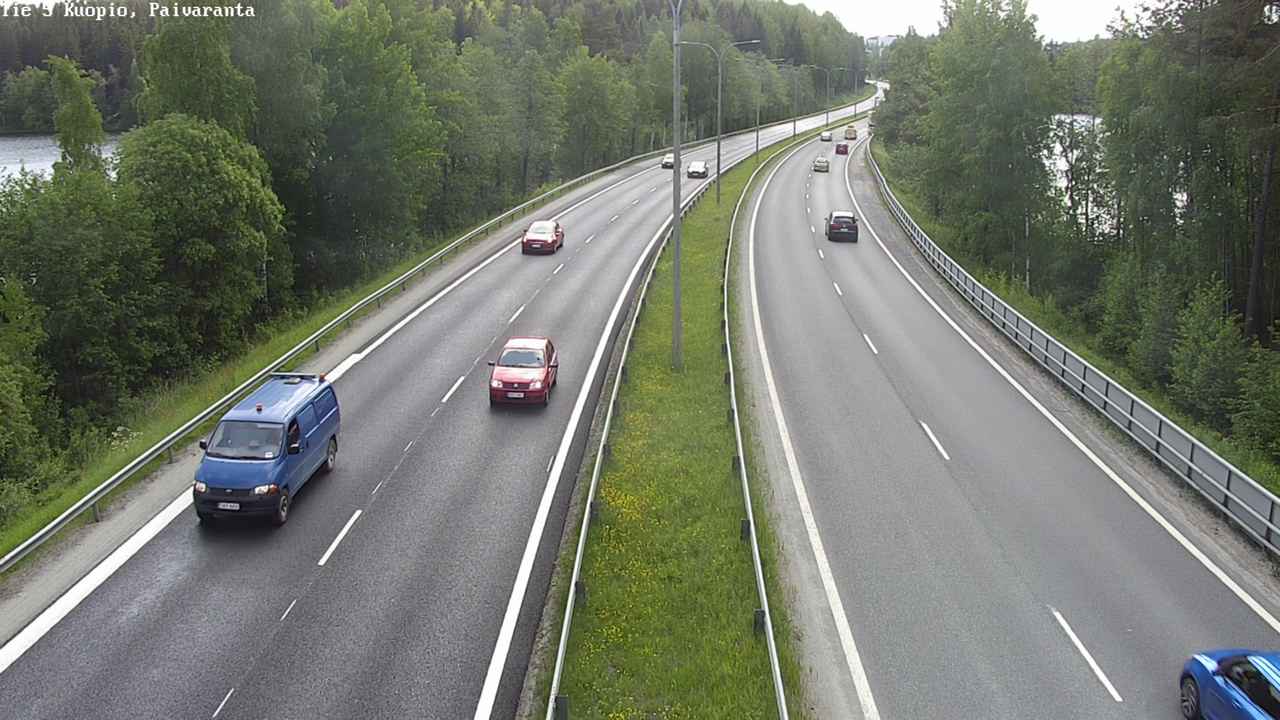 Weather Camera Image Road 5 Kuopio, Päiväranta, Kuopio, Pohjois-Savo