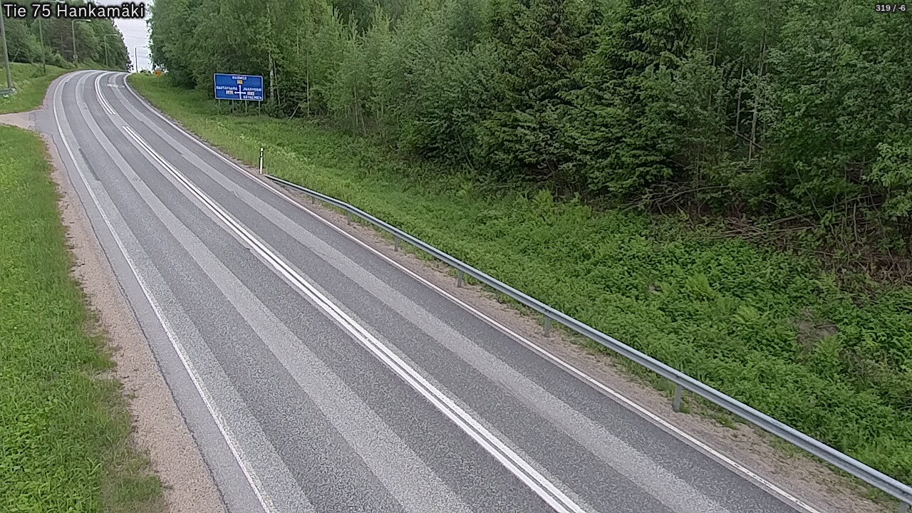 Weather Camera Image Road 75 Rautavaara, Hankamäki, Rautavaara, Pohjois-Savo