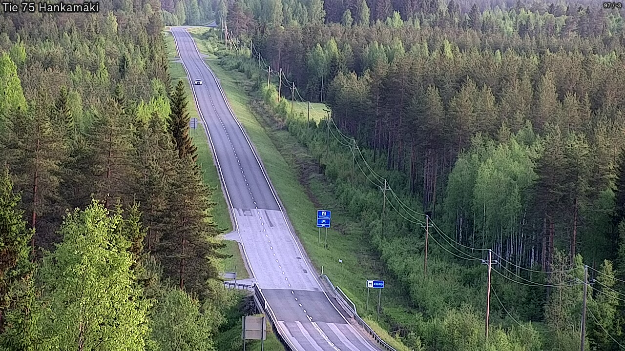 Kelikamerat Kuva Tie 75 Rautavaara, Hankamäki, Rautavaara, Pohjois-Savo
