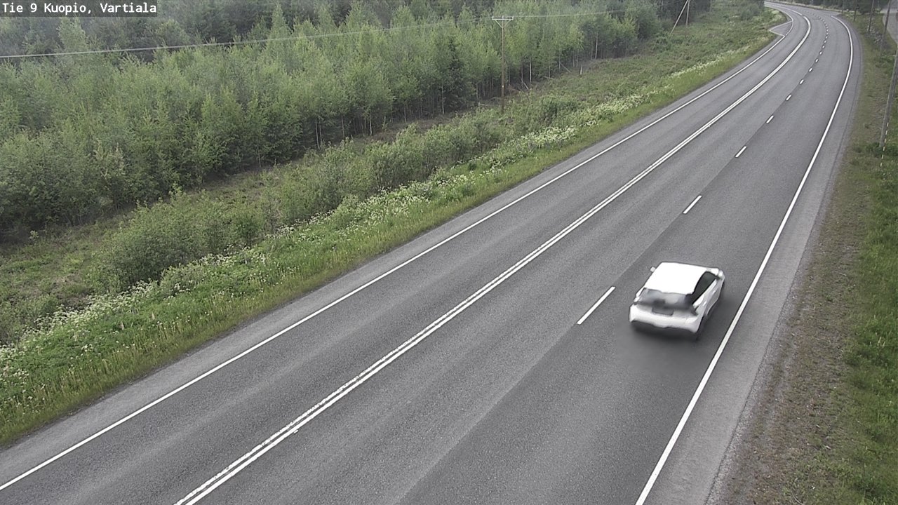 Kelikamerat Kuva Tie 9 Kuopio, Vartiala, Kuopio, Pohjois-Savo