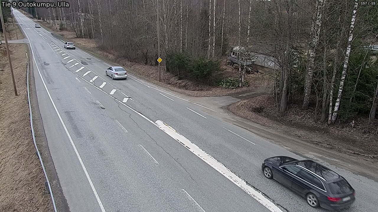 Weather Camera Image Väg 9 Outokumpu, Ulla, Outokumpu, Pohjois-Karjala