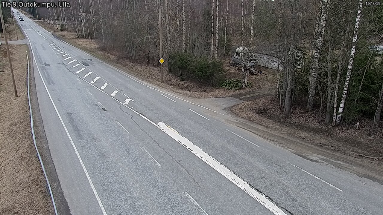 Weather Camera Image Väg 9 Outokumpu, Ulla, Outokumpu, Pohjois-Karjala