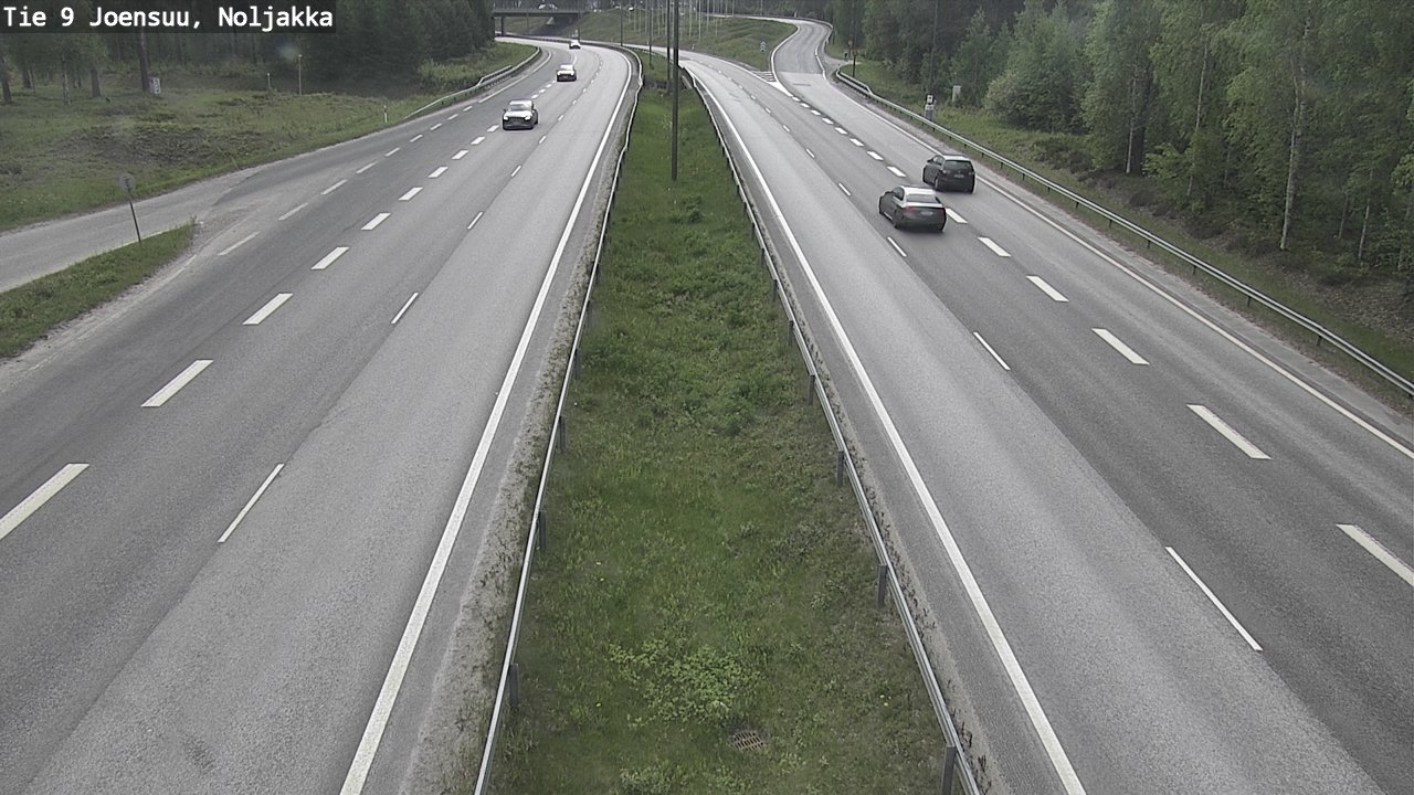 Weather Camera Image Road 9 Joensuu, Noljakka, Joensuu, Pohjois-Karjala