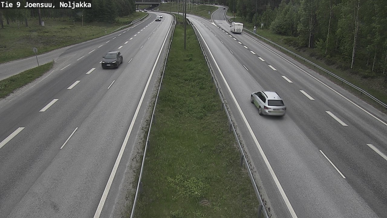 Weather Camera Image Road 9 Joensuu, Noljakka, Joensuu, Pohjois-Karjala