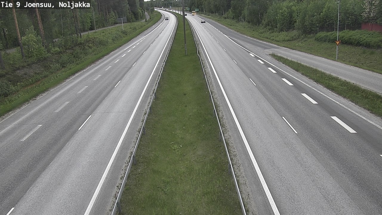 Weather Camera Image Road 9 Joensuu, Noljakka, Joensuu, Pohjois-Karjala