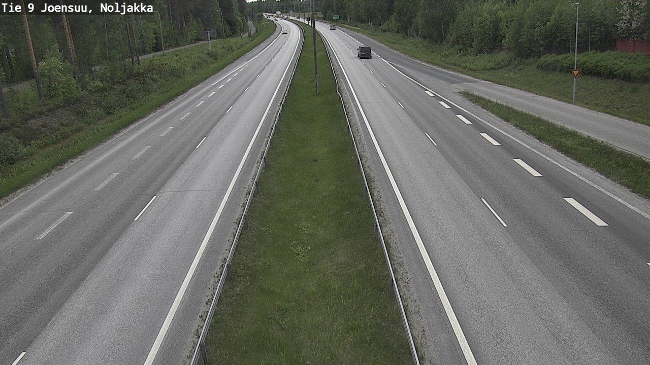 Weather Camera Image Road 9 Joensuu, Noljakka, Joensuu, Pohjois-Karjala