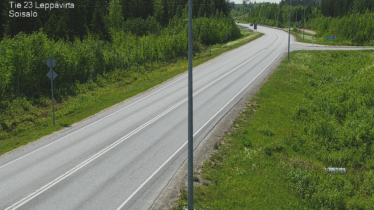 Weather Camera Image Väg 23 Leppävirta, Soisalo, Leppävirta, Pohjois-Savo