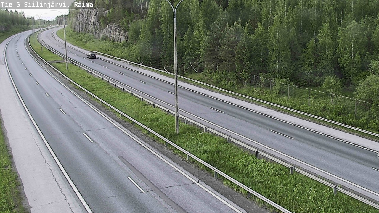 Weather Camera Image Road Siilinjärvi, Räimä, Siilinjärvi, Pohjois-Savo