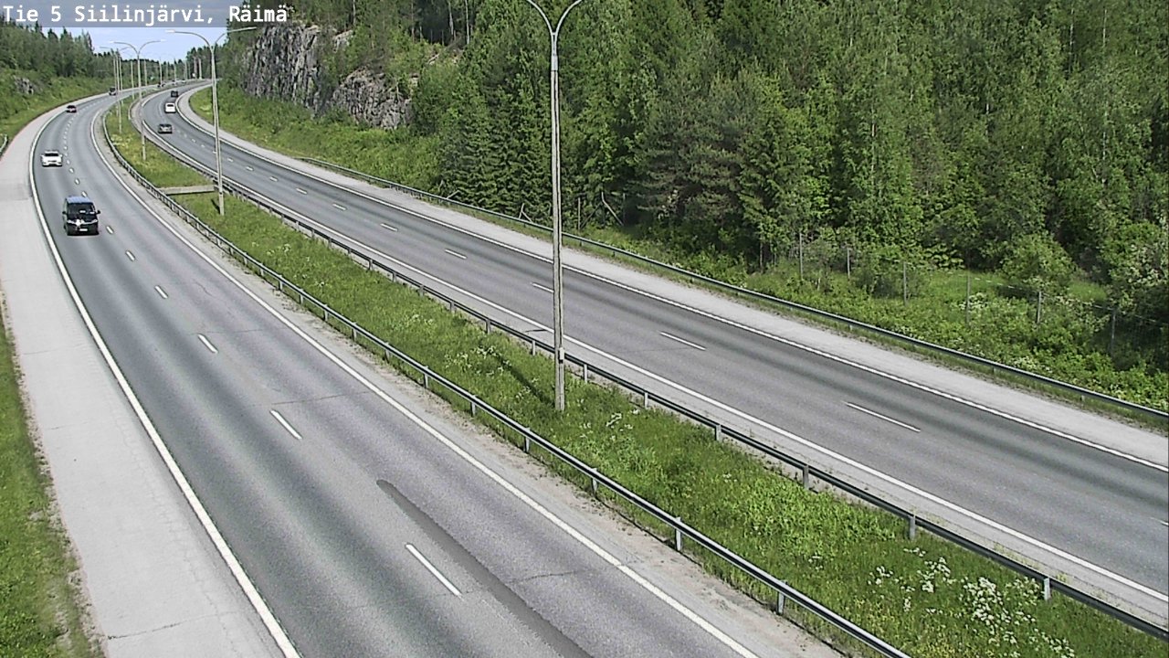 Weather Camera Image Road Siilinjärvi, Räimä, Siilinjärvi, Pohjois-Savo